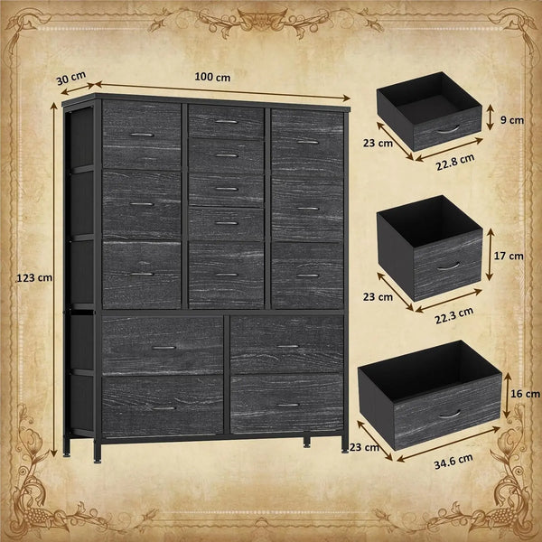 Everyday Fabric Drawer Organizer Dresser